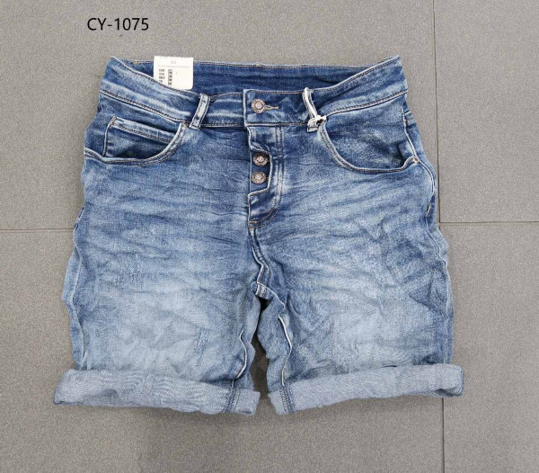 Rybaczki damskie jeansy Roz XS-XL, 1 Kolor Paczka 10 szt 1